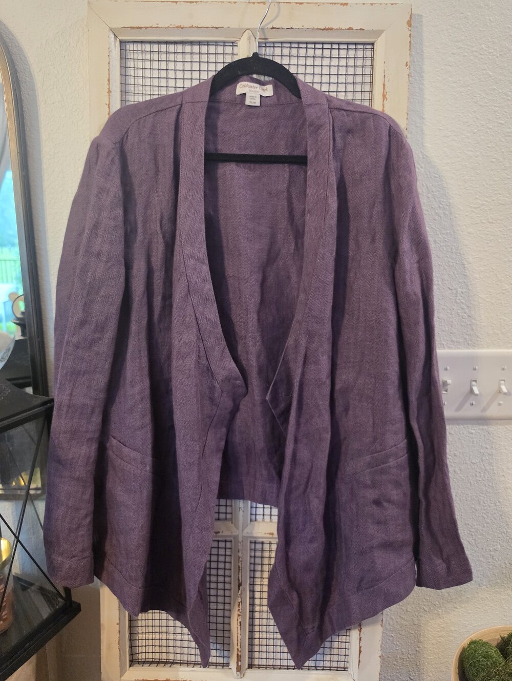 Coldwater Creek Linen Jacket